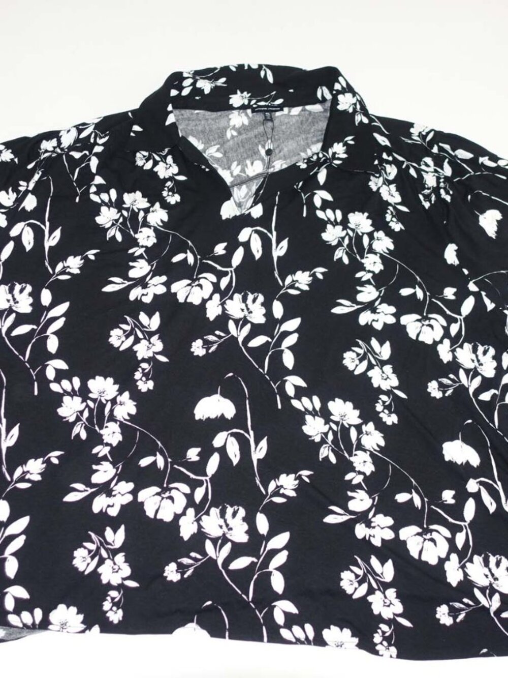 Universal Standard Women's Elbe Liquid Jersey Blouse NWT Size 4XL / 7X Floral